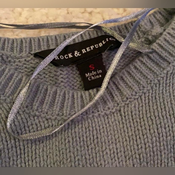 Rock & Republic lace up sweater - Picture 7 of 7